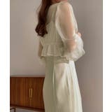 チュールトップス+キャミワンピースセット | JUNOAH | 詳細画像10