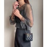 チュールトップス+キャミワンピースセット | JUNOAH | 詳細画像12