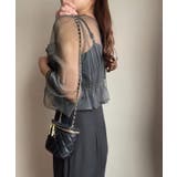 チュールトップス+キャミワンピースセット | JUNOAH | 詳細画像15