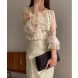 ライトベージュ | チュールトップス+キャミワンピースセット | JUNOAH