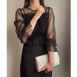 チュールトップス+キャミワンピースセット | JUNOAH | 詳細画像6