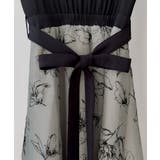 ドレープドッキングウエストリボン花柄スカート | JUNOAH | 詳細画像15 