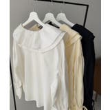 綿混フリルブラウス | JUNOAH | 詳細画像11 