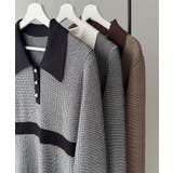 千鳥チェックビジュー釦ニットワンピース | JUNOAH | 詳細画像15 