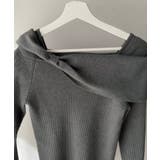 リボンデザインニットトップス | JUNOAH | 詳細画像14 