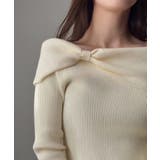 リボンデザインニットトップス | JUNOAH | 詳細画像5 