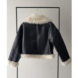 プードルファーショートPUレザージャケット | JUNOAH | 詳細画像10 