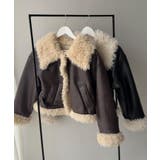 プードルファーショートPUレザージャケット | JUNOAH | 詳細画像11 