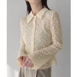 アイボリー | 襟付きレースボレロ | JUNOAH