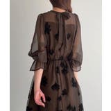 シアーフラワーバックリボンワンピース | JUNOAH | 詳細画像8