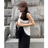 クロシェ編みバックリボンIラインワンピース | JUNOAH | 詳細画像6 