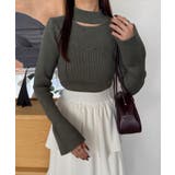 ベルスリーブビスチェ風ニット | JUNOAH | 詳細画像11