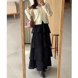 ファースリーブニットカーディガン | JUNOAH | 詳細画像9