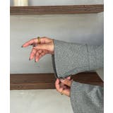 フレアスリーブIラインリブワンピース | JUNOAH | 詳細画像16 