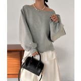 ワンショルスリットスウェット | JUNOAH | 詳細画像7 