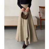 ハイウエストツイードフリンジフレアスカート | JUNOAH | 詳細画像10