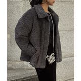 2wayカラープードルファーコート | JUNOAH | 詳細画像10