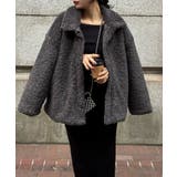 2wayカラープードルファーコート | JUNOAH | 詳細画像11