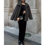 2wayカラープードルファーコート | JUNOAH | 詳細画像12