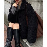 ブラック | 2wayカラープードルファーコート | JUNOAH