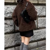 2wayカラープードルファーコート | JUNOAH | 詳細画像4