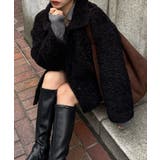 2wayカラープードルファーコート | JUNOAH | 詳細画像5