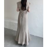 ラッフルカラーマーメイドワンピース | JUNOAH | 詳細画像10 