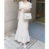 ラッフルカラーマーメイドワンピース | JUNOAH | 詳細画像5 