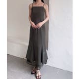 チャコール | シアードッキングマーメイドキャミワンピース | JUNOAH