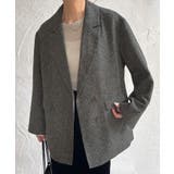 オーバーサイズツイードテーラードジャケット | JUNOAH | 詳細画像8 