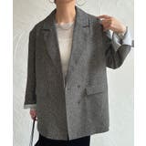 オーバーサイズツイードテーラードジャケット | JUNOAH | 詳細画像9 