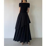 オフショルニットドッキングイレヘムワンピース | JUNOAH | 詳細画像5