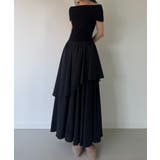 オフショルニットドッキングイレヘムワンピース | JUNOAH | 詳細画像6