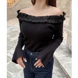 フリルニットトップス | JUNOAH | 詳細画像2 