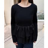 ペプラムドッキングトップス | JUNOAH | 詳細画像1 