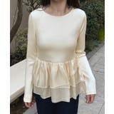 ペプラムドッキングトップス | JUNOAH | 詳細画像3 