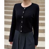 スカラップニットトップス | JUNOAH | 詳細画像1 