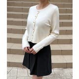 スカラップニットトップス | JUNOAH | 詳細画像4 