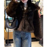 ビックカラーフェイクファージャケット | JUNOAH | 詳細画像1 