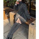 ベルト付きシャギーミドルコート | JUNOAH | 詳細画像7