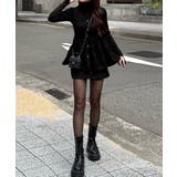 パール釦ツイードペプラムトップス | JUNOAH | 詳細画像5 