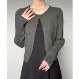 長袖ケーブルニットカーディガン | JUNOAH | 詳細画像12