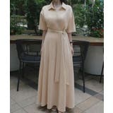 ウエストマークカシュクールワンピース | JUNOAH | 詳細画像5