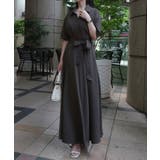 ウエストマークカシュクールワンピース | JUNOAH | 詳細画像8