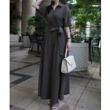 ウエストマークカシュクールワンピース | JUNOAH | 詳細画像9