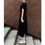 オーガンジーバックリボンリブカットワンピース | JUNOAH | 詳細画像6