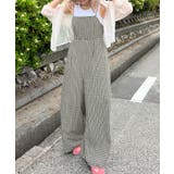 バックリボンチェックロンパース | JUNOAH | 詳細画像5