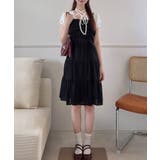 綿レースドロストミニワンピース | JUNOAH | 詳細画像10 