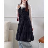 綿レースドロストミニワンピース | JUNOAH | 詳細画像11 