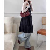 綿レースドロストミニワンピース | JUNOAH | 詳細画像12 